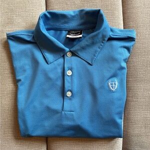 Nike Men's Dri-Fit Blue Polo Shirt